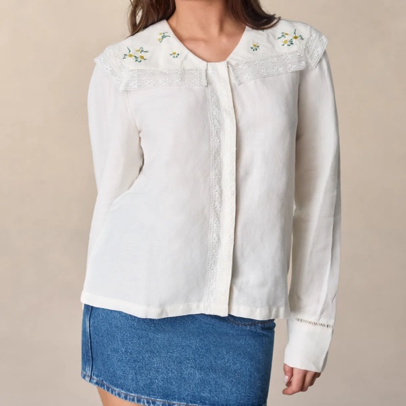 Rouje Sigrid Shirt Sz 34/XS - Picture 1 of 4